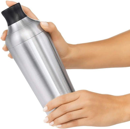 OXO Steel Cocktail Shaker with Strainer, Stainless Finish - 24 Oz Capacity | Bar Tool, Easy-Grip Design, Home Bar, Bartending Equipment, Beginner-Friendly, Leak-Proof, Single Wall Shaker3
