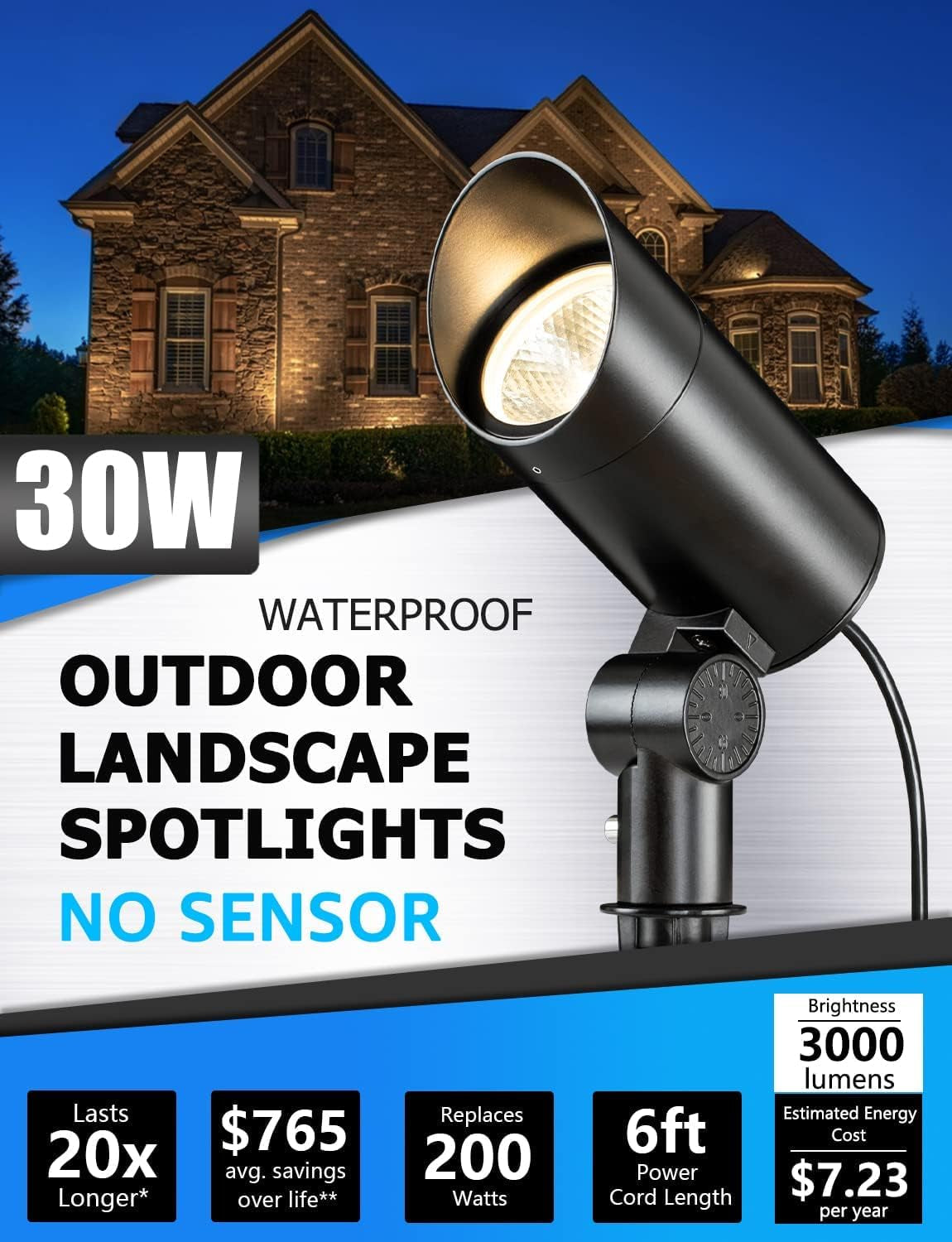30w-spot-lights-outdoor-led-spotlight-120v-3000lm-ultra-bright-flag-pole-light-with-metal-stake-warm-white-flood-light-landscape-lighting-for-yard-flag-tree-garden-6-ft-cord-with-plug-2-pack