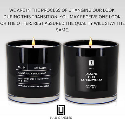 Jasmine, Oud & Sandalwood Scented Soy Blend Jar Candle, 9 Oz.3