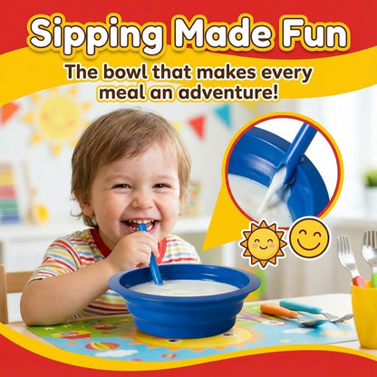 20 Oz Cereal Bowls with Built-In Straws (6-Pack) for Kids & Toddlers | Bpa-Free Reusable Plastic Bowls for Children, Cereal, Soup, Oatmeal, Snacks, Dishwasher & Microwave Safe, 3 Cleaning Brushes5