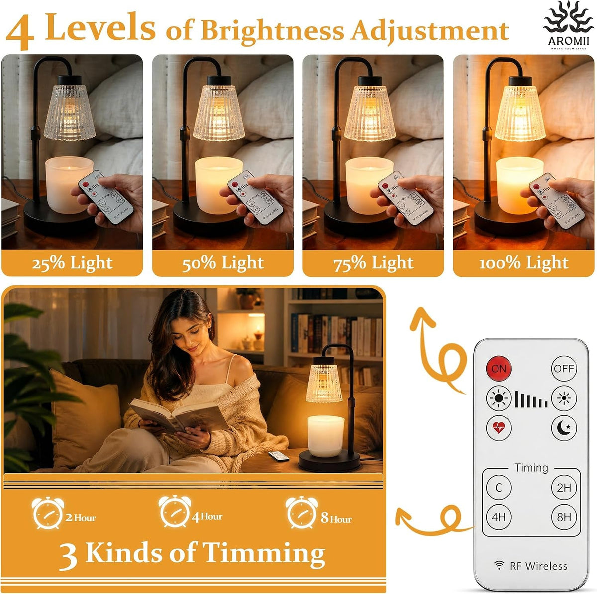 candle-warmer-lamp-with-timer-wireless-remote-control-dimmable-4-level-adjustable-height-electric-wax-melt-warmer-flameless-jar-light-for-modern-minimalist-home-decor