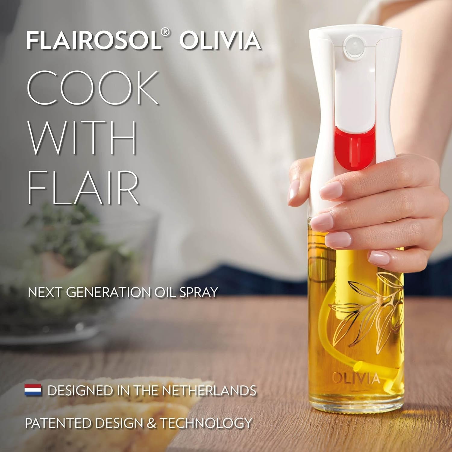 olivia-the-original-advanced-oil-sprayer-for-cooking-salads-bbqs-and-more-continuous-spray-with-portion-control-trusted-by-chefs-patented-technology-glass-bottle-golden-leaves-portion-control-mist-for-air-fryer-salad-bbq-refillable-reusable-fine-mist-olive-oil-kitchen-sprayer-anti-drip
