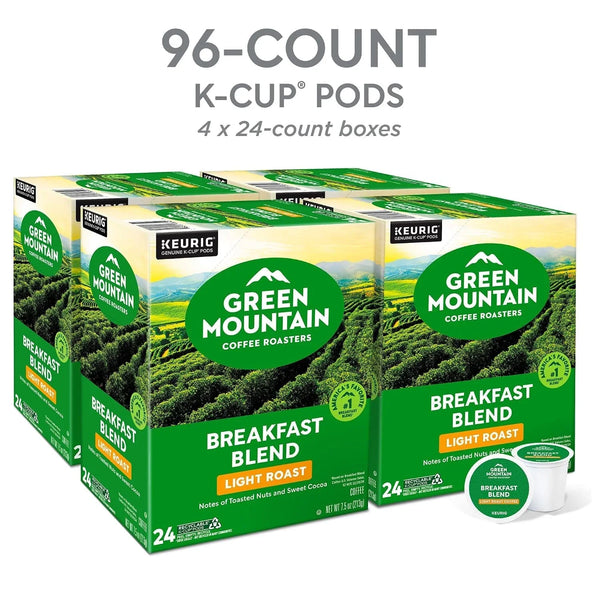 Breakfast Blend Single-Serve Keurig K-Cup Pods, Light Roast Coffee, 96 Count3
