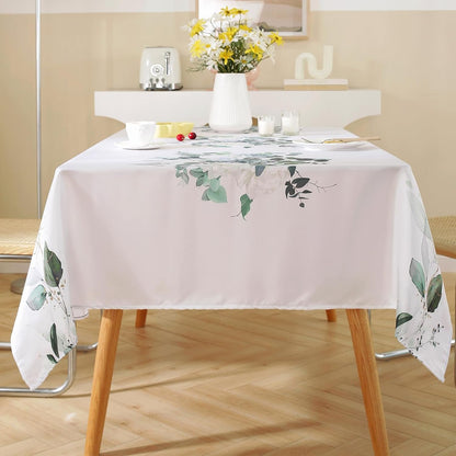 Eucalyptus Floral Tablecloth 52X70 Inch Rectangular8