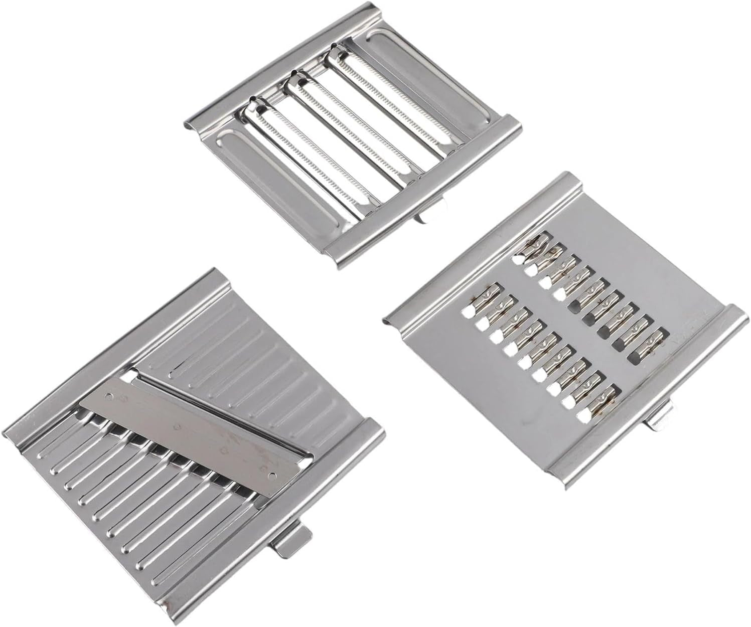 3-in-1-vegetable-slicer-set-with-for-stainless-steel-cheese-grater-onion-chopper-and-hand-peeler-potatoes-garlic-fruits-for-compact-kitchen-silver