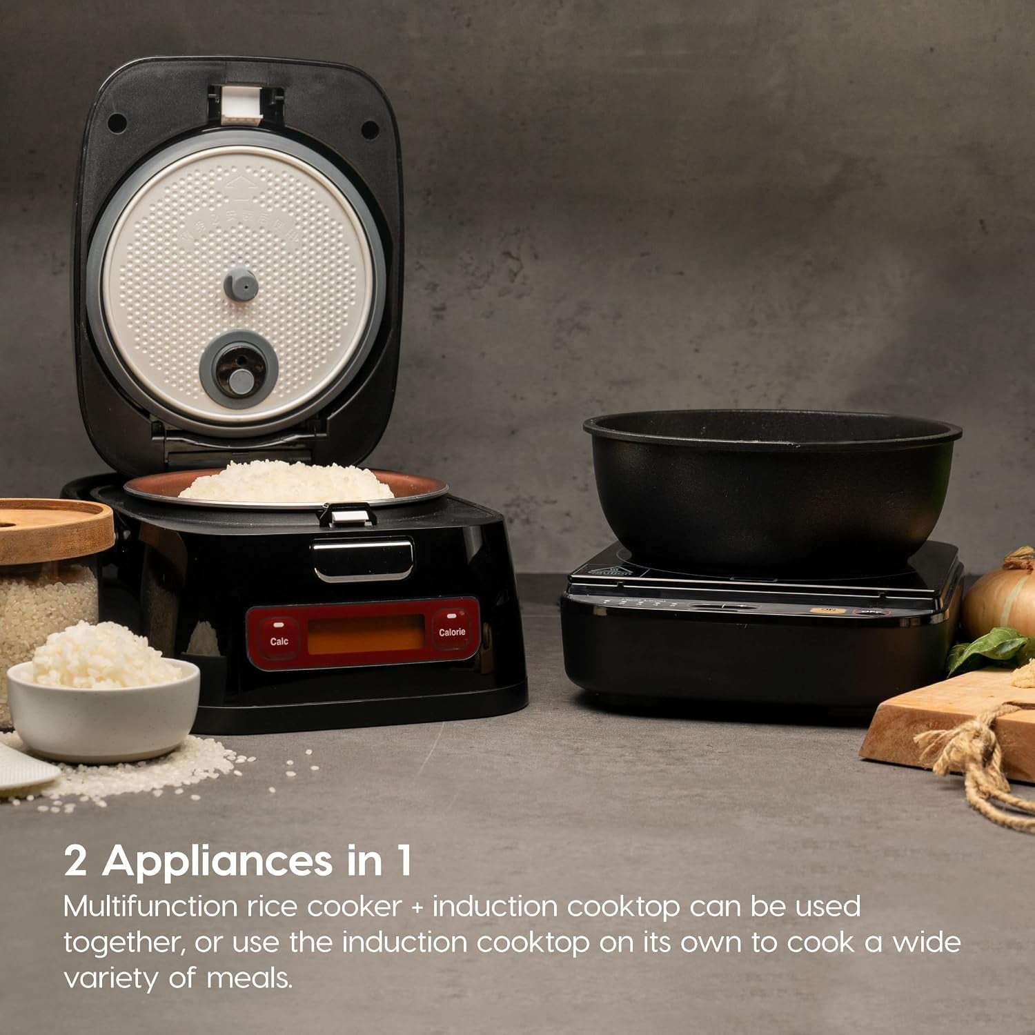 2-in-1-rice-cooker-and-induction-cooktop-burner-3-cup-uncooked-6-cup-cooked-and-warmer-portable-and-compact-ih-cooktop-with-calorie-counter-and-timer-7-cooking-modes