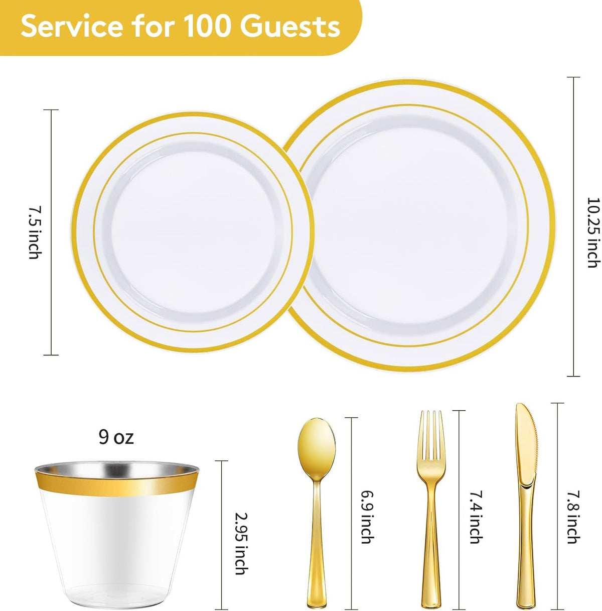 600-pieces-gold-disposable-plastic-plates-for-100-guests