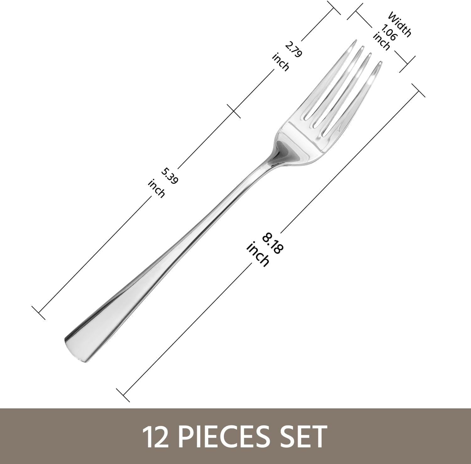forks-12-piece-dinner-forks-set-18-10-stainless-steel-8-18-inch-food-grade-metal-forks-mirror-polished-dishwasher-safe-rust-resistant-for-home-kitchen-weddings-parties-restaurants