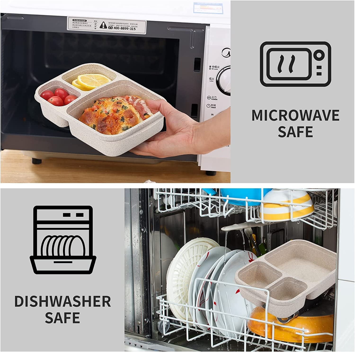 4-pack-bento-lunch-box-set-3-compartment-food-storage-containers-wheat-straw-meal-prep-lunch-box-plastic-food-storage-containers-microwave-and-dishwasher-safe-light-colour