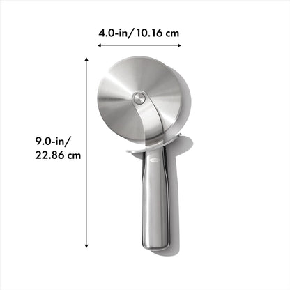 OXO Steel 4" Pizza Wheel | Large 10Cm Diameter Stainless Steel Wheel That Can Cut Thin or Thick Pasta5