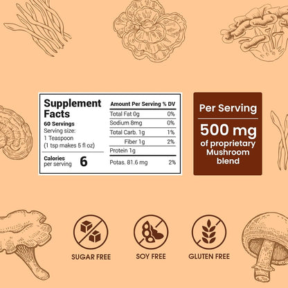 Mushroom Coffee (60 Servings) 10 Mushrooms (Lion’S Mane, Cordyceps, Turkey Tail & Other) Mixed with Gourmet Arabica Instant Immune Boosting Coffee for Focus & Gut Health Support2