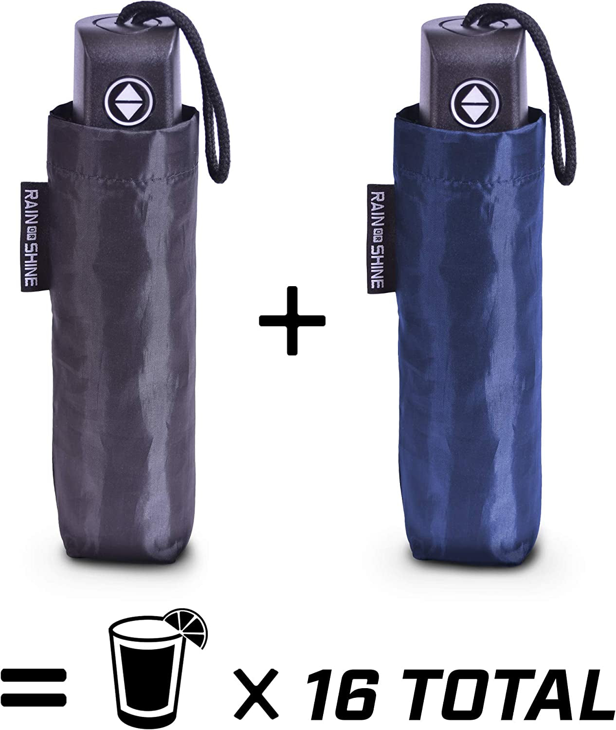 rain-or-shine-umbrella-flask-2-pack-24-oz-total-hidden-alcohol-travel-flasks-secret-liquor-containers-for-theme-parks-cruises-and-sports-events-includes-funnel-spout