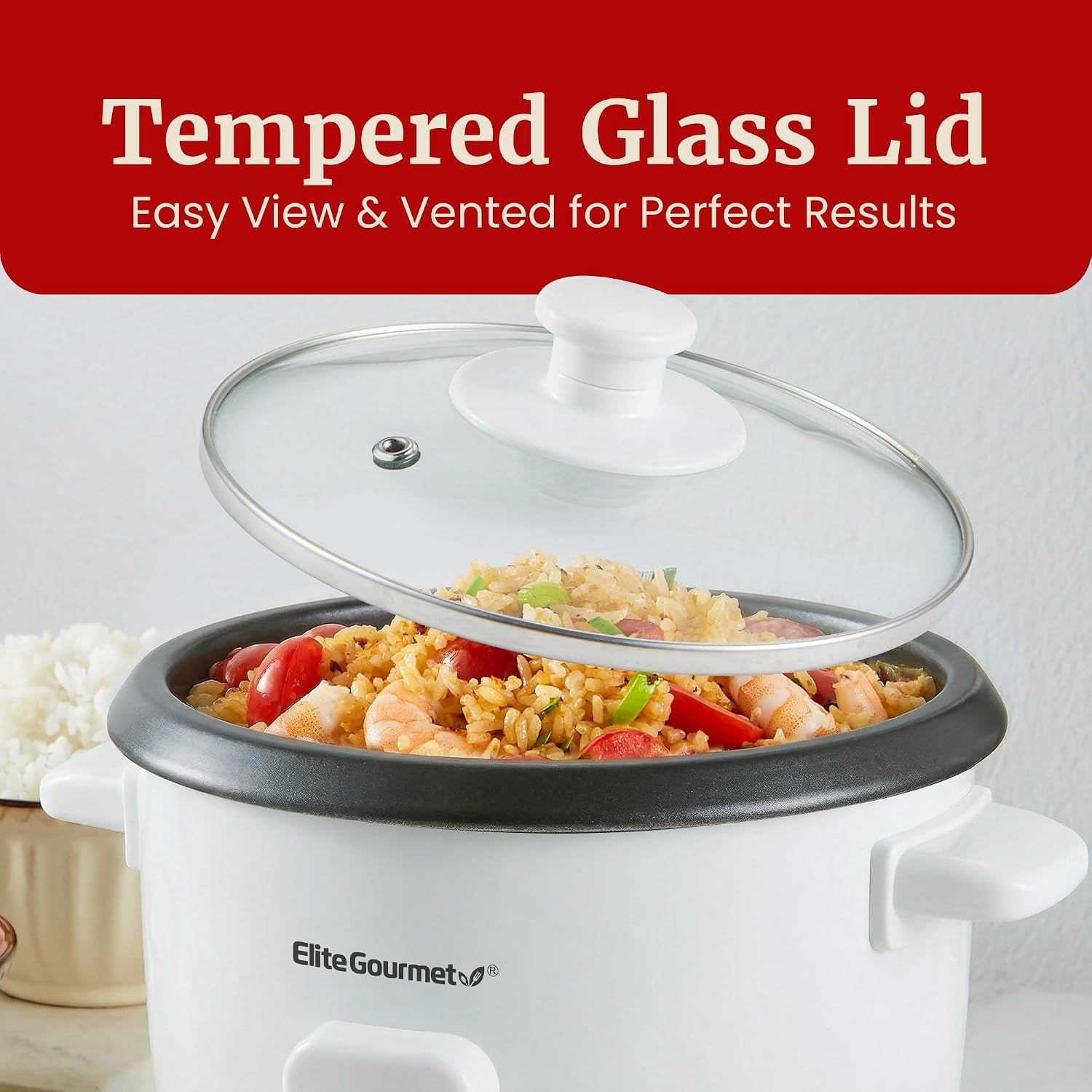 rice-cooker-steamer-non-stick-pot-white-6-cups-cooked-includes-steam-tray-keep-warm-3-cups-uncooked-also-makes-soups-stews-grains-and-cereals