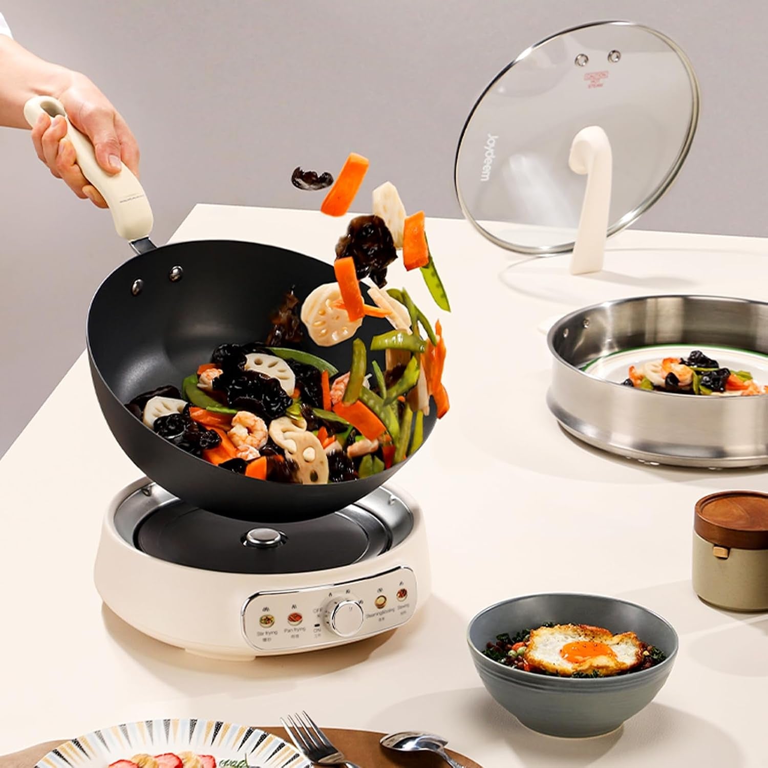 5qt-electric-skillet-pure-iron-nonstick-frying-pan-with-glass-lid-steamer-rack-1600w-3-level-heat-control-removable-pot-family-sized-cooker-for-boil-steam-saute-11-81inch