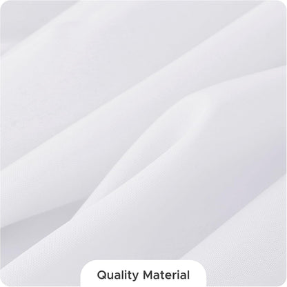 8 Pack White Table Cloths 70X120 Inch for 6-8 Ft Rectangle Tables8