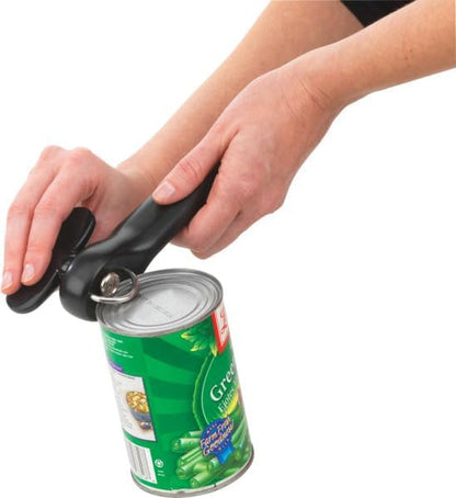 Safe-Cut Can Opener with Easy Turn Knob, Black | Manual Handheld Design with Ergonomic Handle, No Sharp Edges or Food Contact Surfaces, Perfect for Seniors6