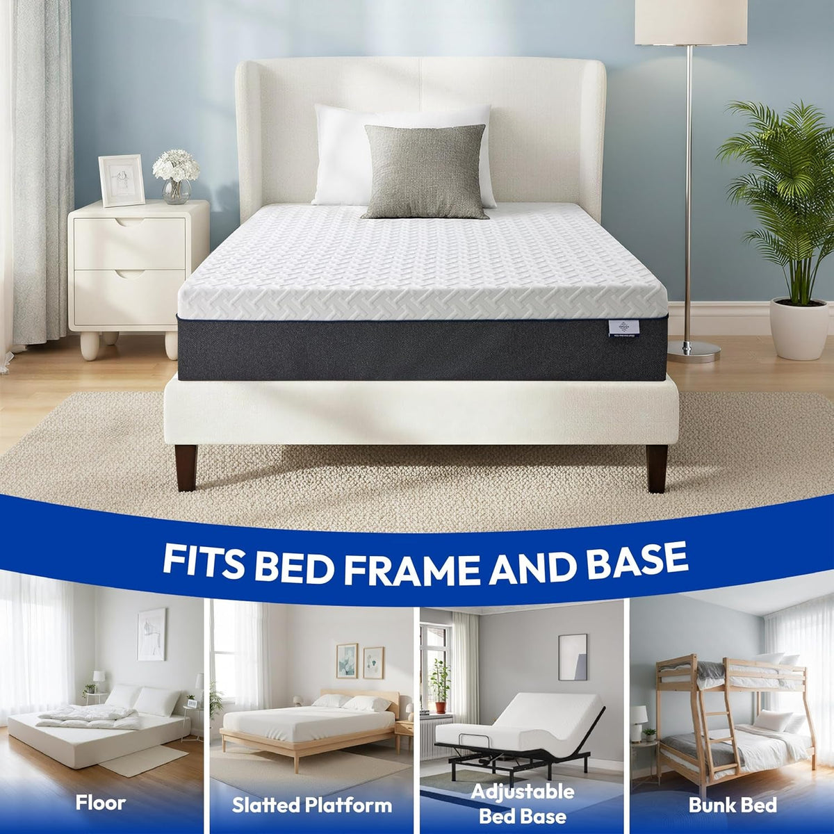 queen-size-memory-foam-mattress-12-inch-green-tea-gel-medium-plush