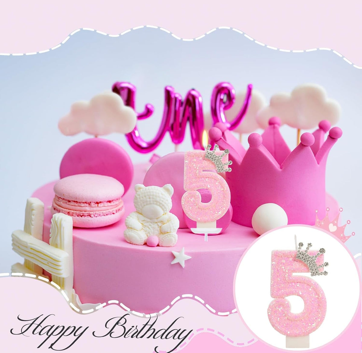 pink-crown-number-5-candle-princess-birthday-party-decorations
