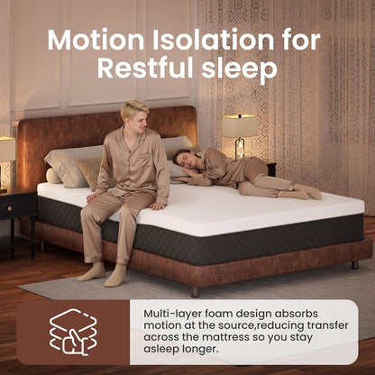Extra Firm Queen Mattress – 12" Memory Foam Mattress4