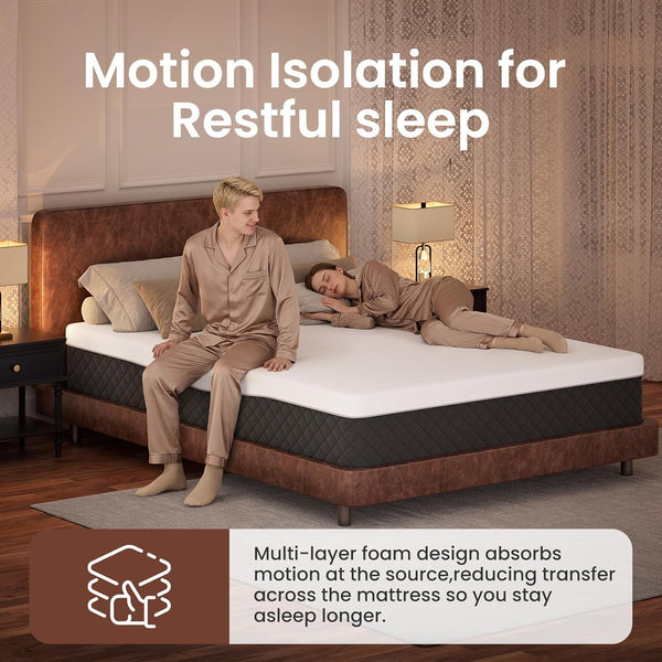 Extra Firm Queen Mattress – 14" Memory Foam Mattress for Spinal Alignment4