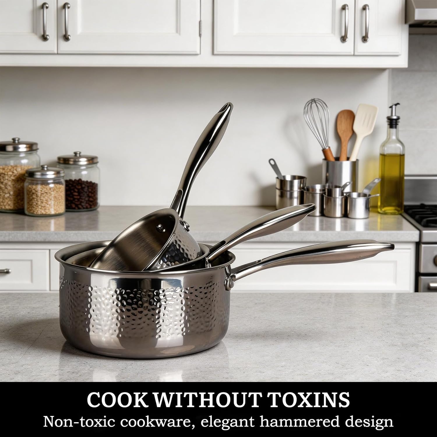14-piece-tri-ply-hammered-stainless-steel-cookware-set-multifunctional-14pc-pots-and-pans-with-steamer-non-toxic-no-coating-nonstick-induction-oven-safe-up-to-500-f
