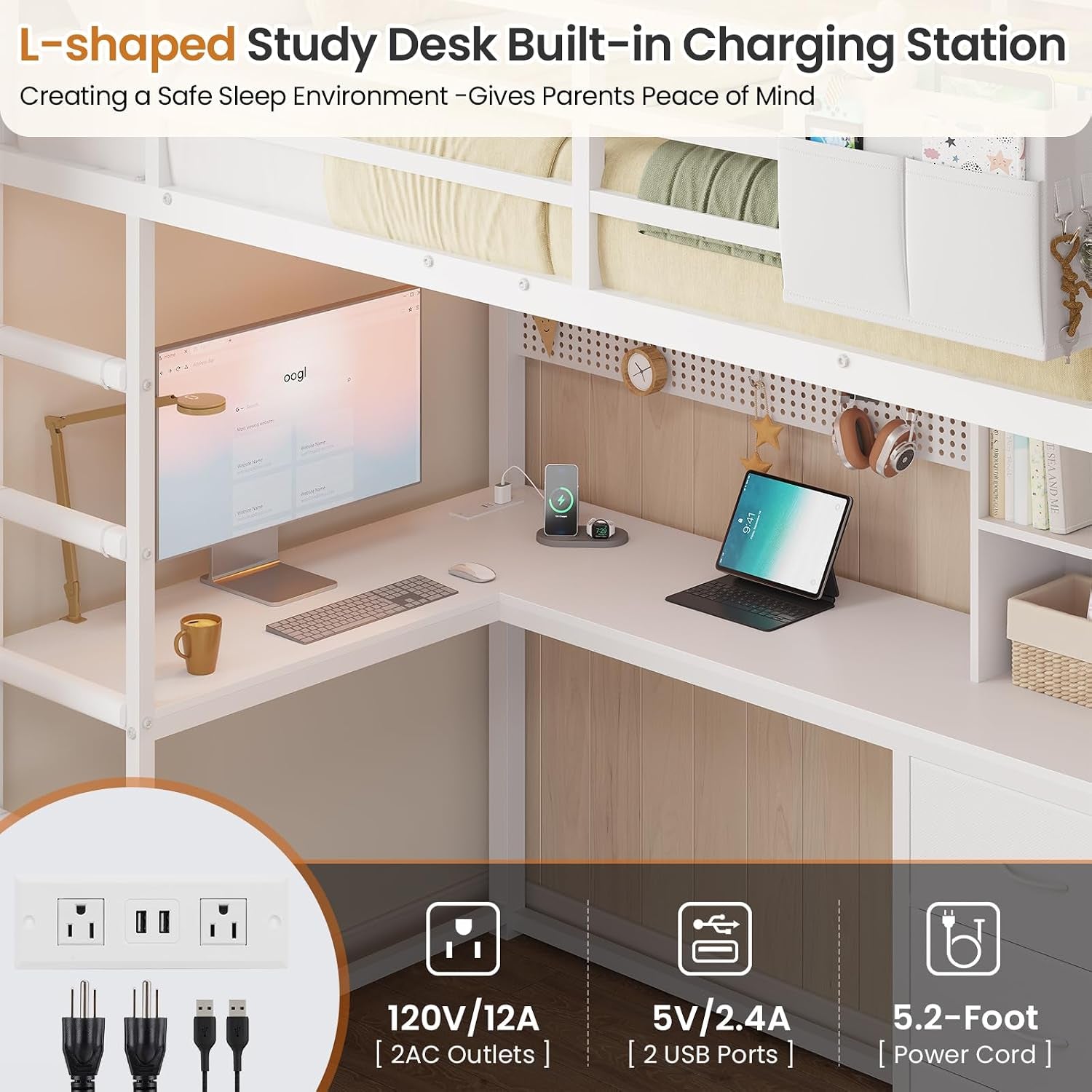 loft-bed-twin-size-with-l-shaped-desk-bookshelf-and-charging-station-metal-twin-loft-bed-with-6-storage-drawers-open-shelves-and-hutch-loft-twin-beds-with-led-lights-and-safety-guardrail-white