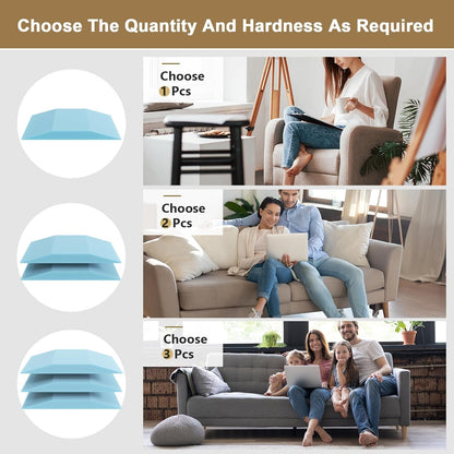 Couch Cushion Support for Sagging Seat, 20"X20"X2" 40D Firm Trapezoid Foam7