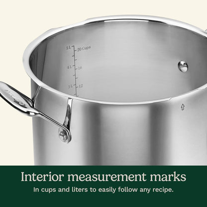 766S-22 6 Qt. Stainless Steel Pasta Pot W/Straining Cover Chef'S-Classic-Stainless-Cookware-Collection, 6-Quart4