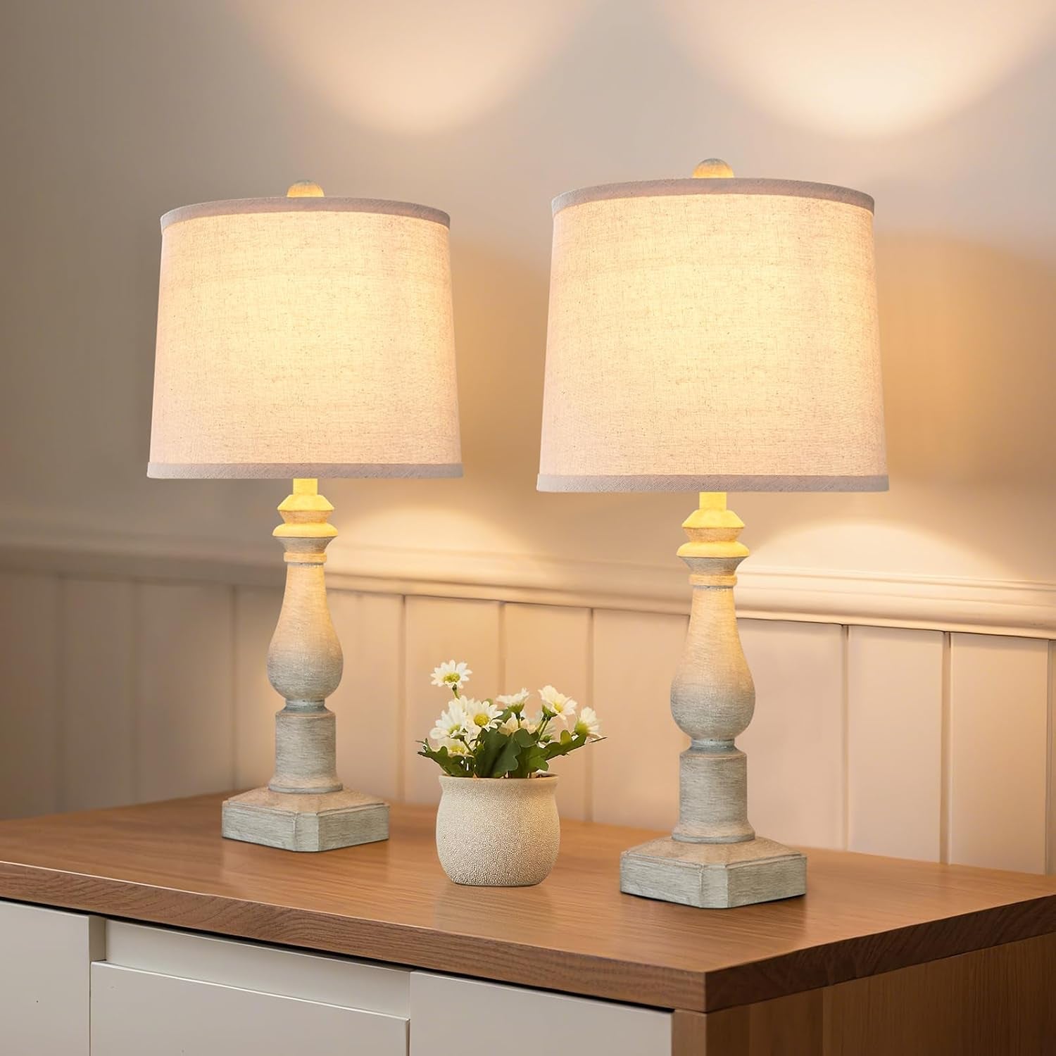 23-set-of-2-rustic-table-lamps-for-living-room-bedroom-traditional-farmhouse-resin-bedside-desk-lamps-for-study-room-nursery-office-2-bulbs-included
