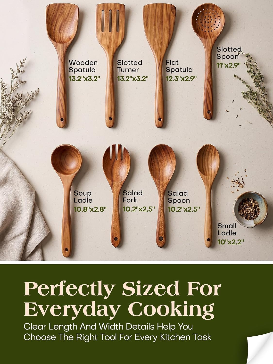 teak-wood-8-piece-wooden-kitchen-utensils-set-wooden-spoons-for-cooking-smooth-wood-spatula-set-for-nonstick-cookware-daily-cooking-housewarming-gift