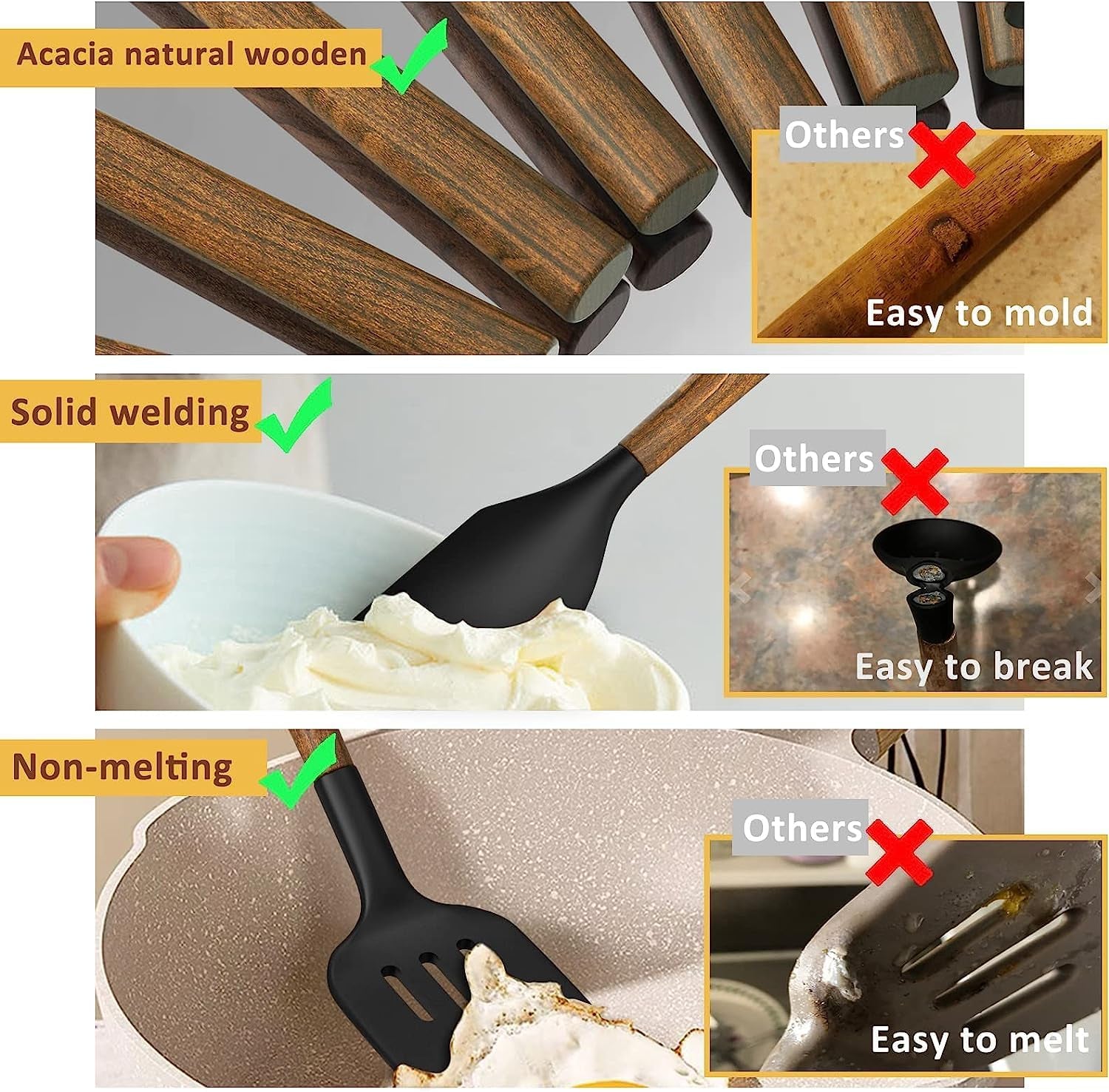 silicone-cooking-utensil-set-8-piece-kitchen-utensils-set-with-natural-acacia-wooden-handles-food-grade-silicone-kitchen-gadgets-spatulas-set-for-nonstick-cookware-black