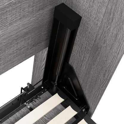 Queen Murphy Bed, Bark Grey, Nebula, 65W5