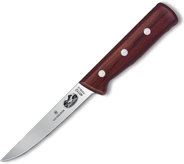 Victorinox Wood 5" Boning Knife, Straight Wide Stiff Blade, Brown1