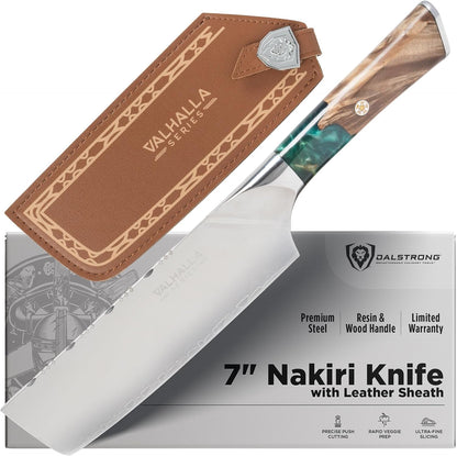 Valhalla 7" Nakiri Vegetable Cleaver - Japanese Vegetable Cleaver1