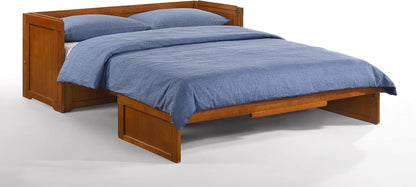 Murphy Cube Cabinet Chest Bed (Queen, Hickory)4