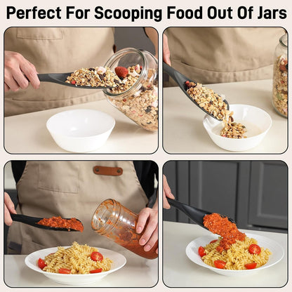 3 PACK Silicone Cooking Spatula & Spoon for Nonstick Cookware, Bpa-Free6