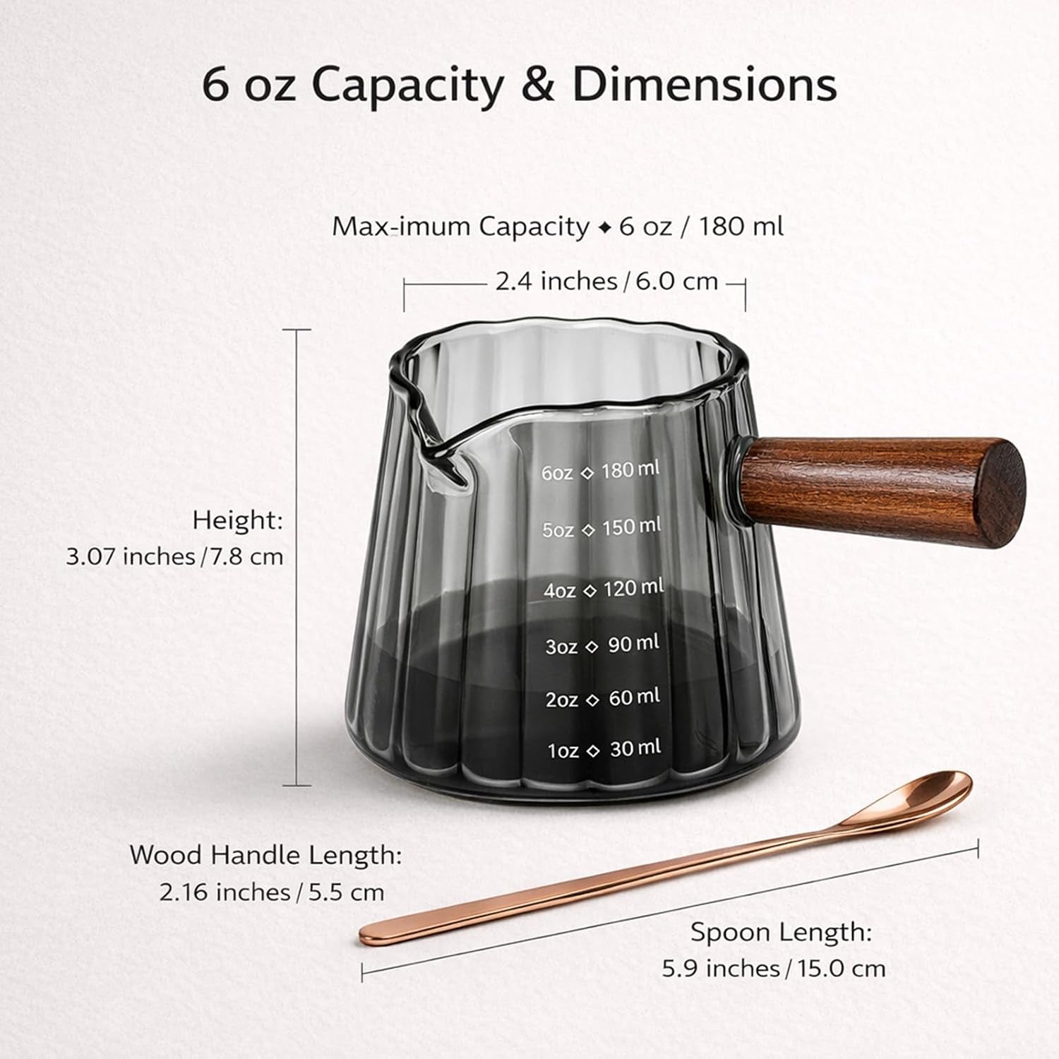 2-pack-espresso-measuring-cups-6-oz-grey-glass-with-wood-handles