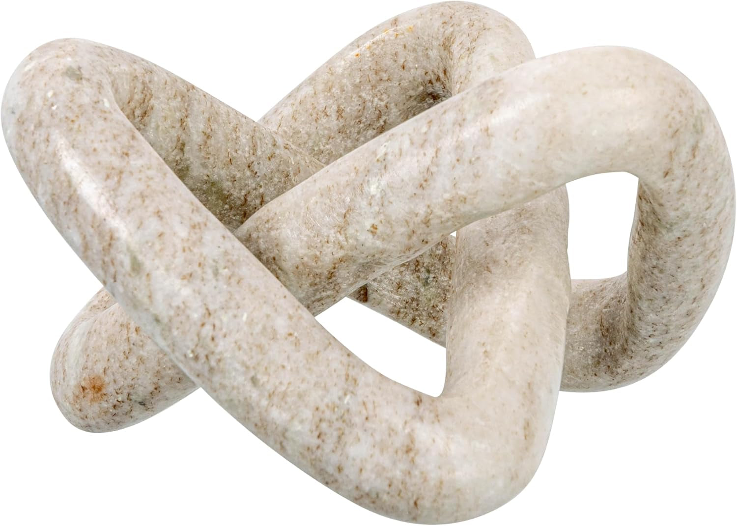 creative-co-op-modern-decorative-marble-link-knot-beige