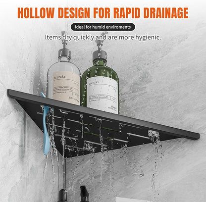 Corner Shower Shelves 10" 2 Pack Shower Shelves for Tile Wall Black7