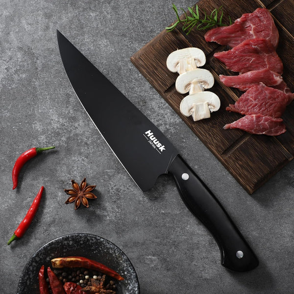 Japanese Chef Knife Set for Kitchen - 3 Pcs Black Kitchen Knife Set9