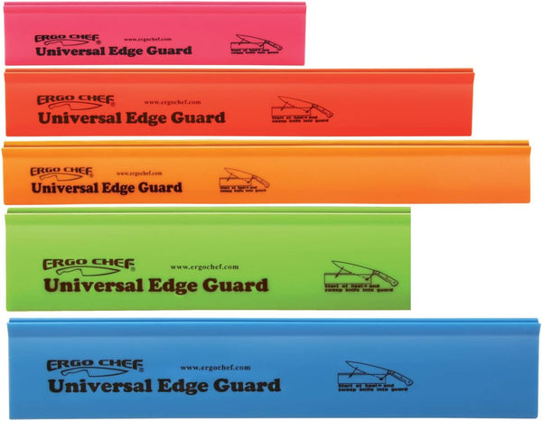 5Pc Universal Knife Edge Guard Set Multicolored / Multi-Sized / for Chef Knife, Santoku, Bread, Utility and Paring Knives1