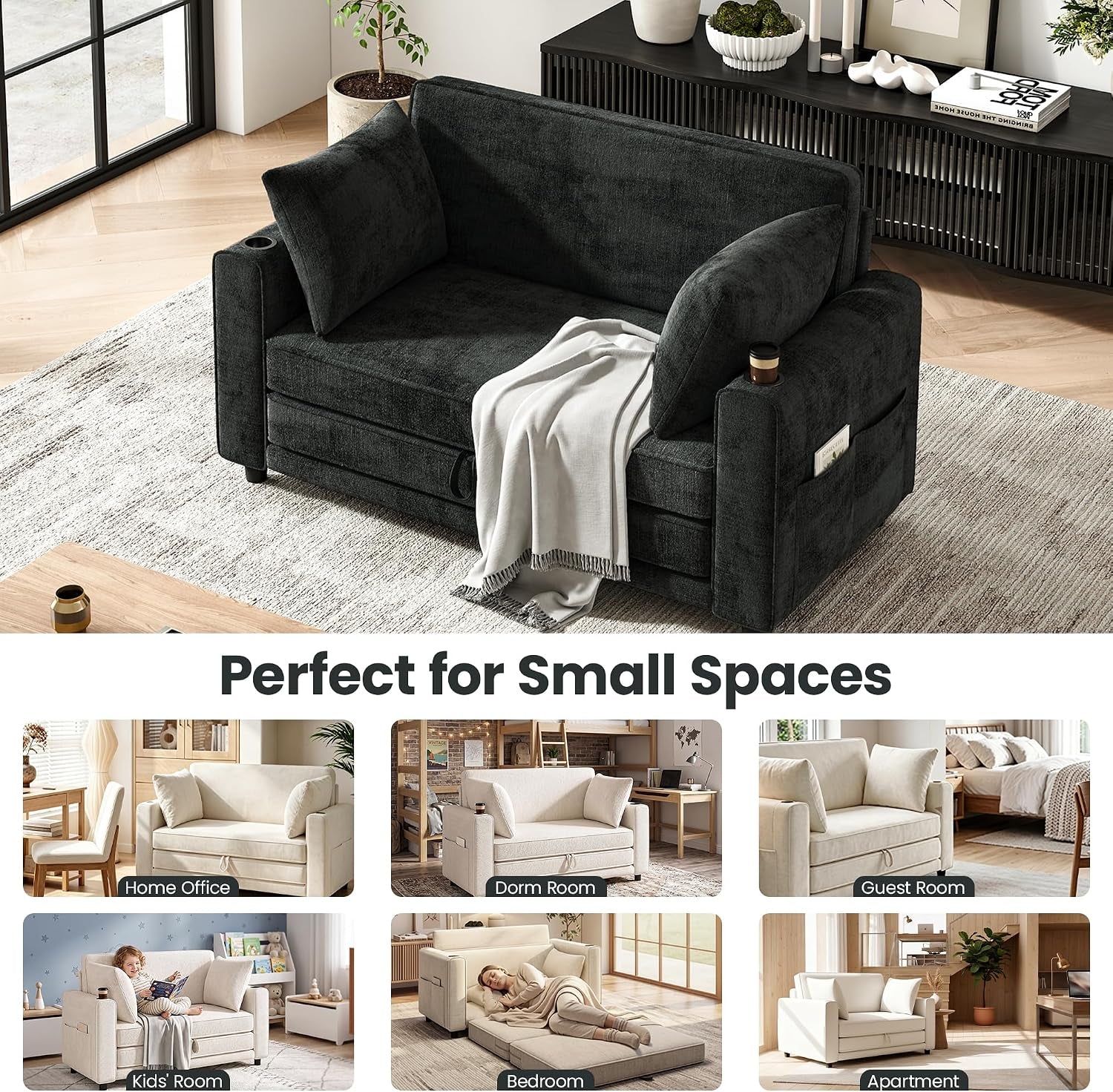 convertible-sofa-bed-loveseat-folding-floor-futon-sleeper-sofa-pull-out-sofa-bed-chenille-foldable-couch-with-pillows-cup-holders-side-storage-pockets-living-room-bedroom-guest-room-beige