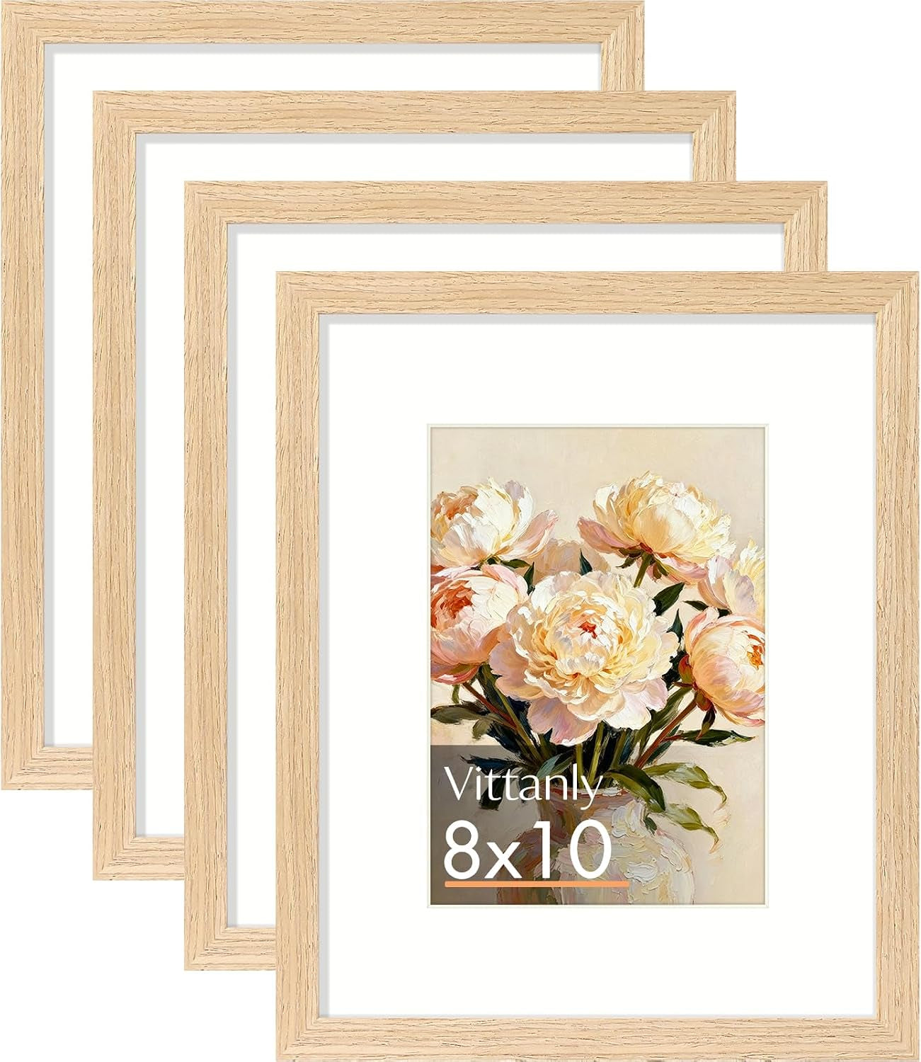 solid-wood-8x10-picture-frame-with-mat-natural-4-pack