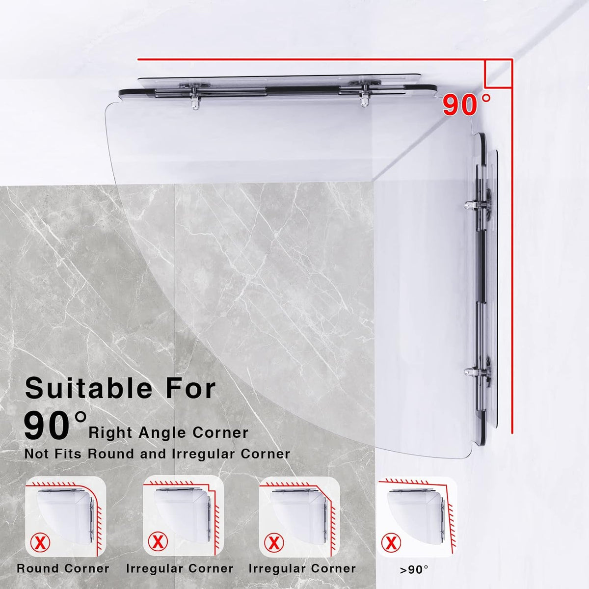 acrylic-corner-shelf-2-pack-adhesive-shower-caddy-0-12-thick-shatter-resistant-clear-bathroom-corner-shelves-for-tile-wall-no-drill-renter-friendly-10-10-inch-20-lbs-capacity