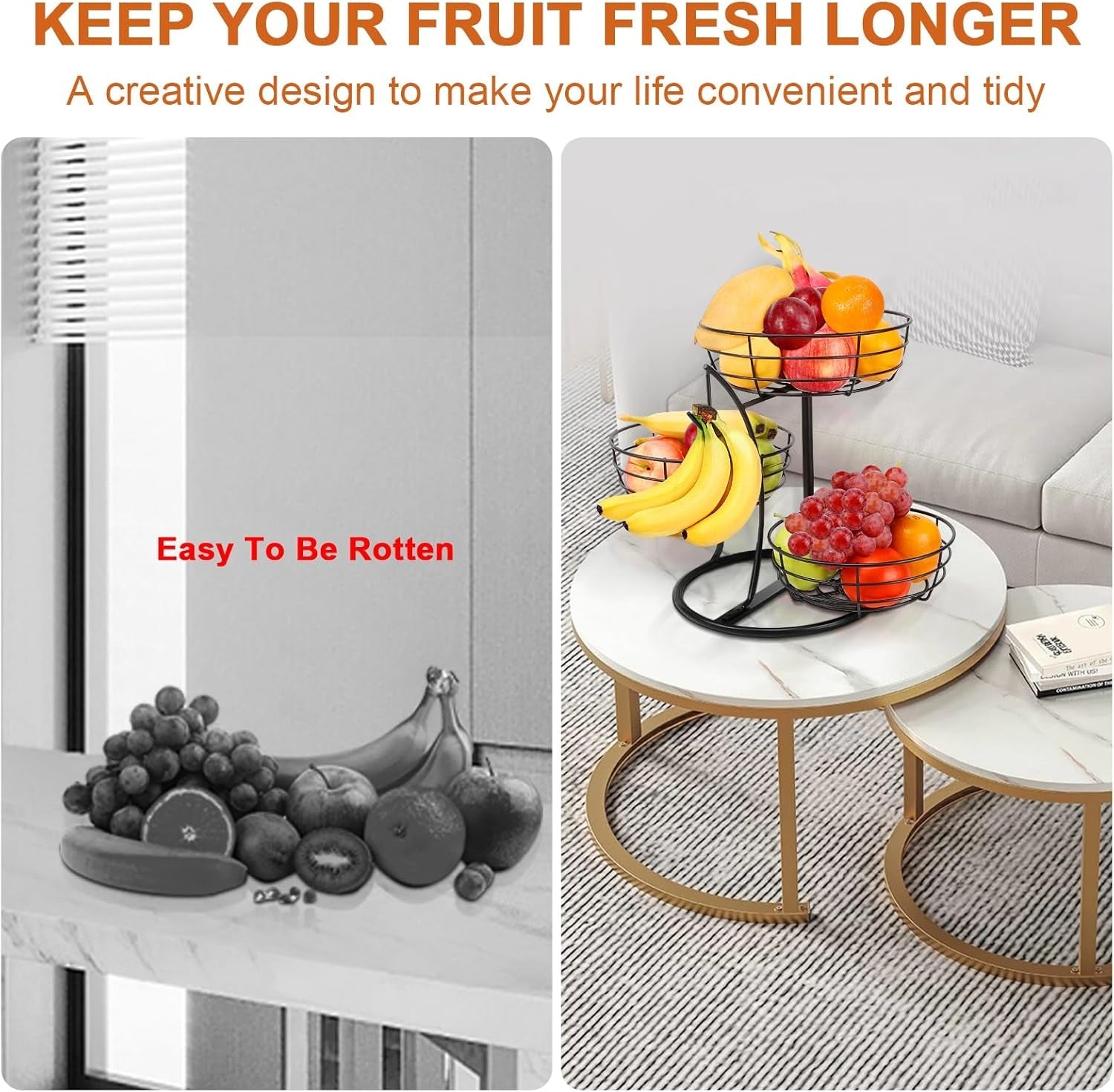 fruit-basket-bowl-with-banana-hanger-fruit-vegetable-storage-basket-with-banana-tree-holder-for-kitchen-counter-detachable-organizer-for-bread-snack-produce-black-3-tier-metal-base
