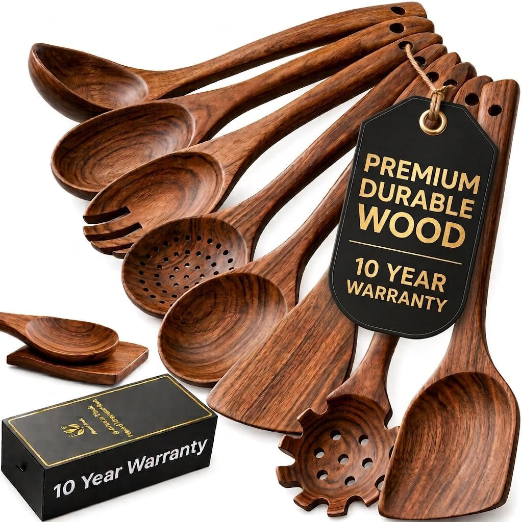 wooden-kitchen-utensil-set-9-piece-teak-wood-cooking-spoons-heat-resistant-non-scratch-durable-kitchen-tools-perfect-cooking-gift