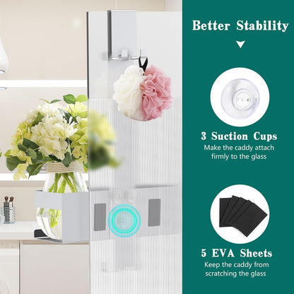 over the Door Shower Caddy,304 Stainless Steel Hanging Shower Caddy5