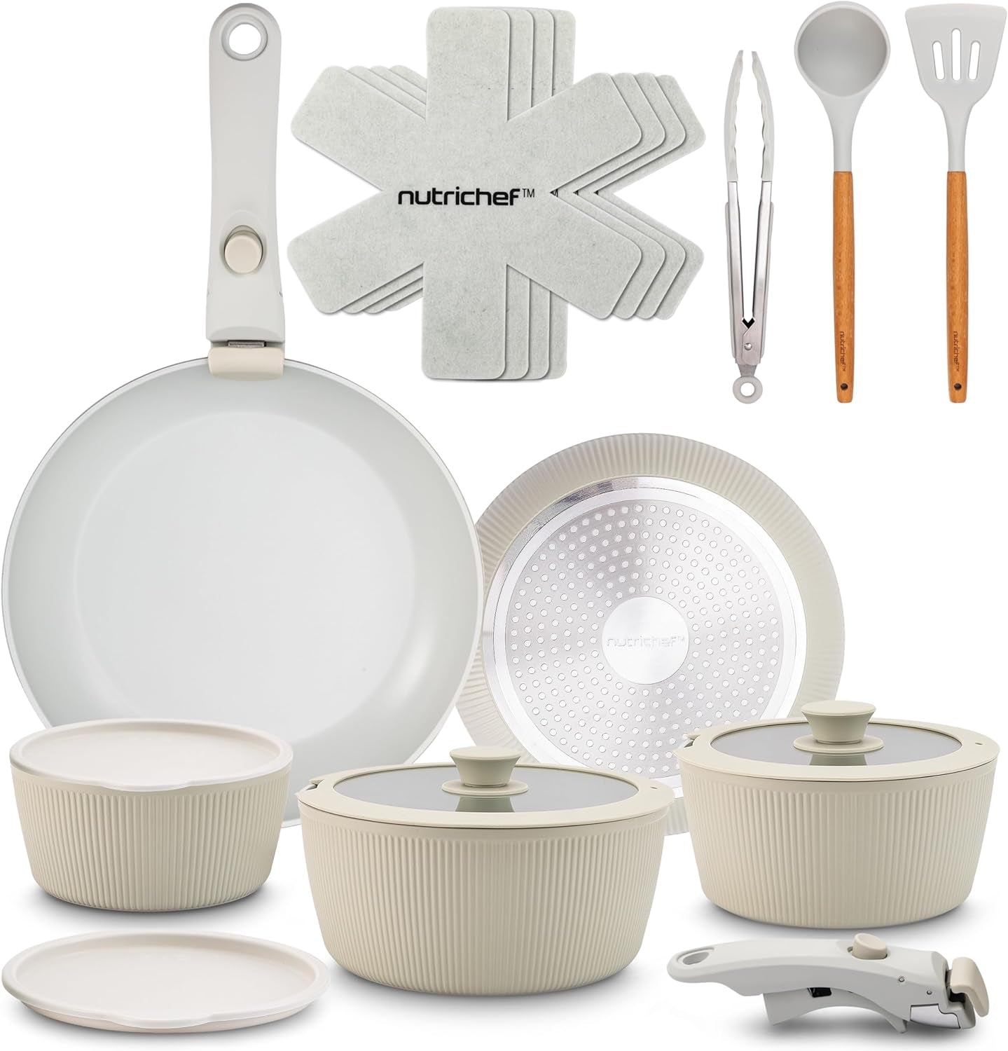 18-piece-ceramic-cookware-set-with-detachable-handles-space-saving-nonstick-pots-pans-lids-oven-safe-bowls-stackable-storage-includes-cooking-utensils-accessories-green