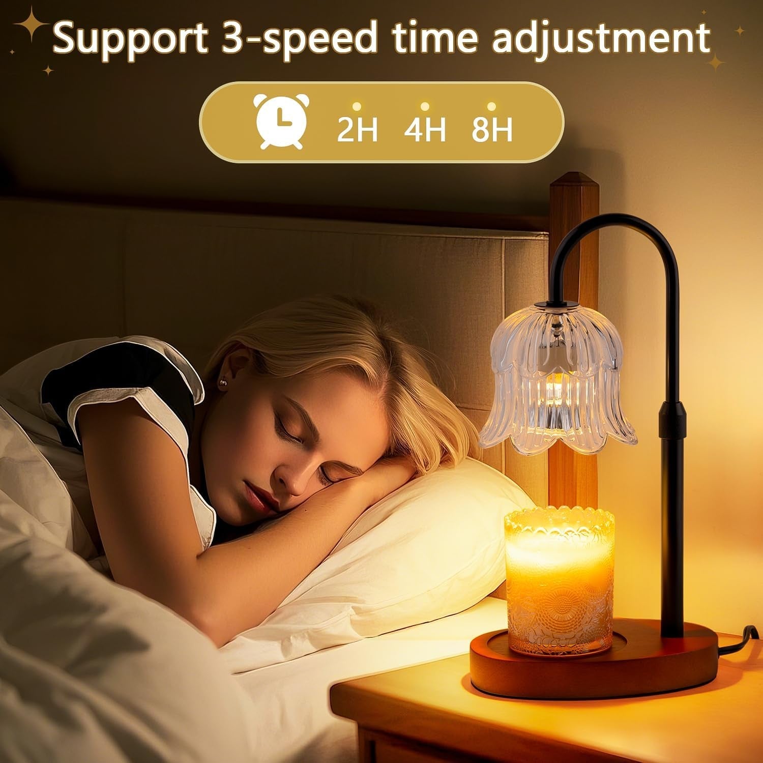 candle-warmer-lamp-electric-timer-candles-height-adjustable-dimmable-warmers-scented-flower-lamps-no-flame-heat-warm-melt-wax-jar-modern-home-decor-table-lights-for-home-living-bedroom