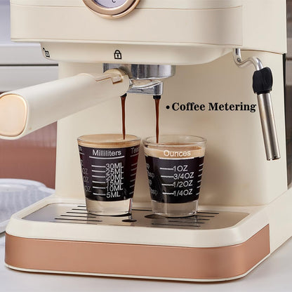 Ackers Shot Glasses Etching Scale Measuring Cup 2PACK Espresso Shot Glasses Liquid Heavy Glass 26-Incremental Measurement 1 OZ, 2 TBS, 6 TSP, 30 ML Kitchen Tools9